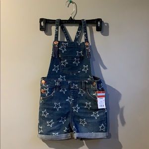 Cat & Jack Denim Star Printed Overalls